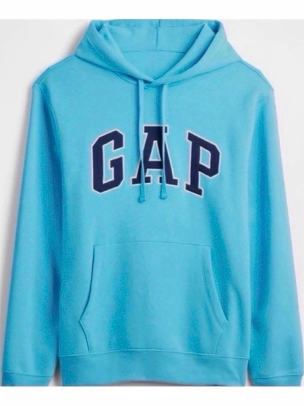 Gap Adult Relaxed Gap Logo Hoodie Logo Hoodie Blue